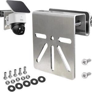Support gouttière acier inox pour caméra solaire - EVBOTGEE