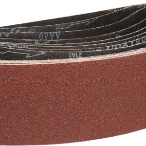 Bandes abrasives Sruhrak 80 grain 100x915 mm - Lot de 8
