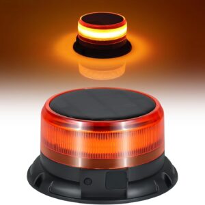 Gyrophare LED Orange sans Fil Rechargeable 9 Modes
