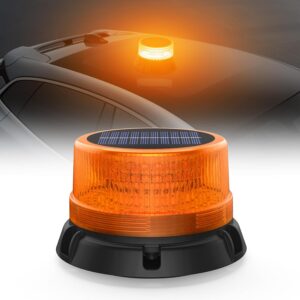 Gyrophare 90 LED Orange Rechargeable Magnétique