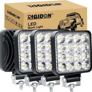 Phare LED 48W RIGIDON 3.3" pour 4x4 & camions - 12V/24V