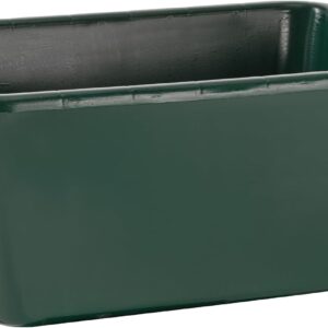 BURI Bac alimentaire chevaux 65 L - Vert - 71x46 cm