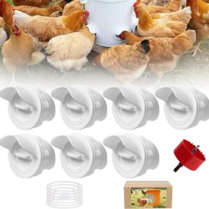 Kit Mangeoire 7 Ports Poules - Abreuvoir Automatique LeKuni