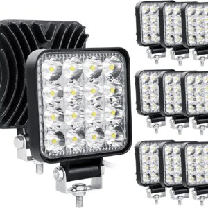 RIGIDON Projecteurs LED 48W 12V/24V 10 pièces