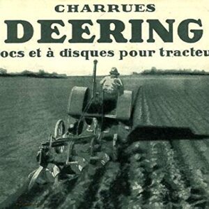 Charrue Deering à socs et disques pour tracteurs