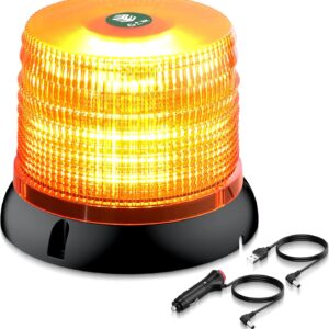 Gyrophare LED Jaune EYPINS 72 LEDs - Rotatif & Sans Fil