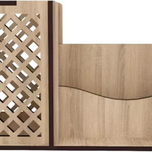 Panier à crayons en bois – Trieur compact & élégant