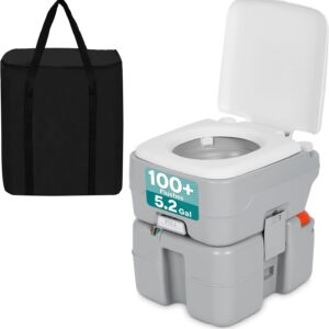 SereneLife WC Portable 20L - Anti-Odeurs, Étanche