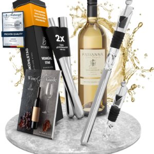 Brendo Rafraîchisseur de vin 4-en-1 - Acier inoxydable