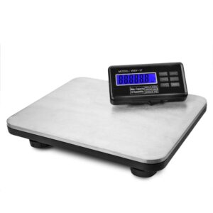 Balance postale Flexzion 200 kg - Acier inoxydable - LCD rétroéclairé