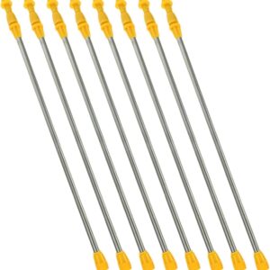 Lance télescopique inox 45-80 cm – Lot de 8 pour pulvérisation pro