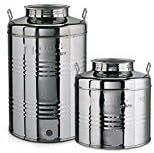 Bidon inox 50 L pour huile – PEBSHOP