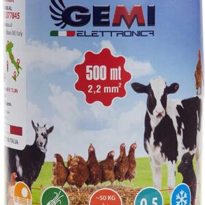 Fil clôture éléctrique Gemi 500m 2,2mm² anti-sanglier