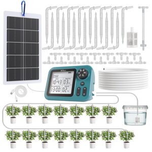 Kit arrosage goutte-à-goutte solaire HiOazo 15 plantes