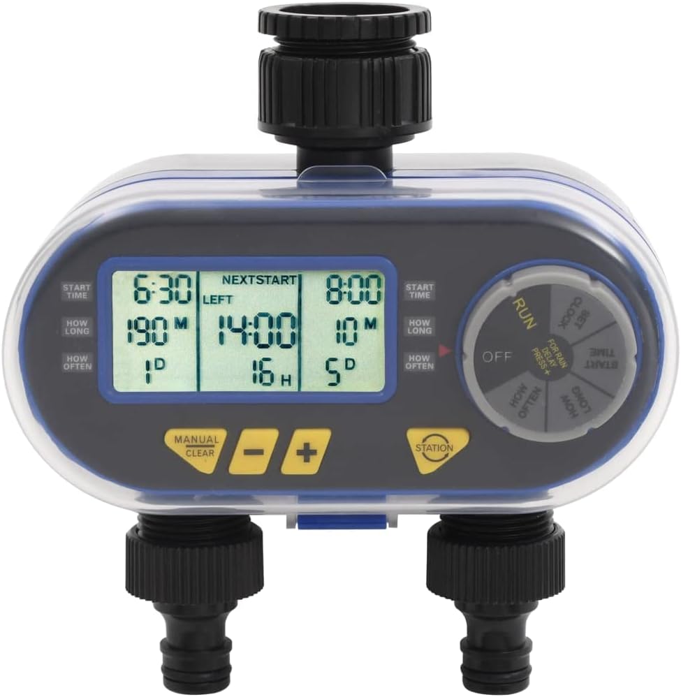 Minuterie arrosage automatique Runheo 2 sorties