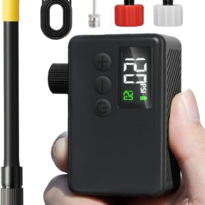 GPUTEK Pompe Vélo Électrique Auto-Off & LED