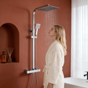 Colonne de douche thermostatique STANEW - Ensemble complet