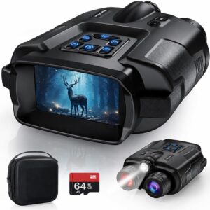 Jumelles Vision Nocturne 4K Haokoo – 600m, 8X Zoom, Lampe