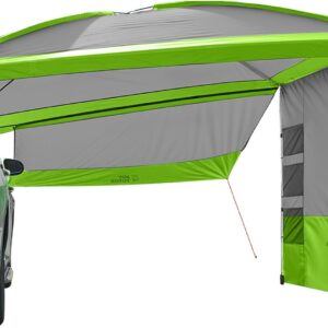JOYTUTUS Auvent SUV 3 côtés amovibles Vert - Imperméable PU2000mm
