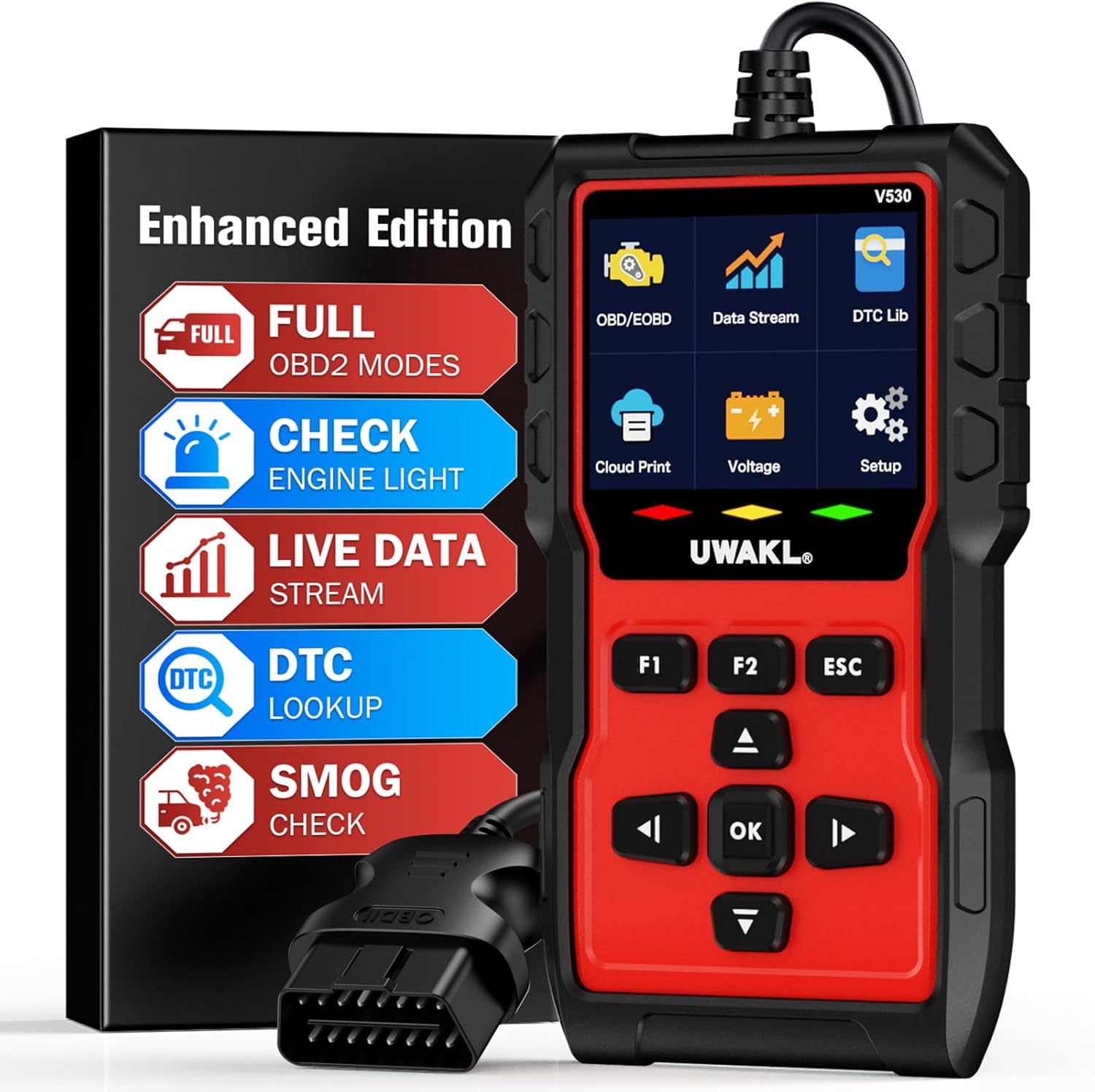 Valise OBD2 Multimarque UWAKL – Diagnostic Moteur Complet