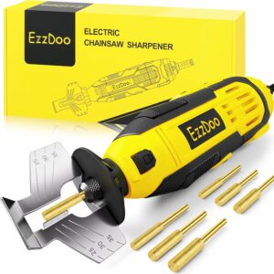 EzzDoo Kit Affûteuse Tronçonneuse Électrique Titane