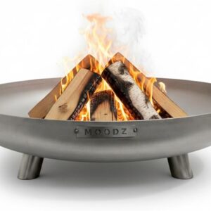 Moodz Brasero Acier Inoxydable 100 cm - Jardin & Terrasse