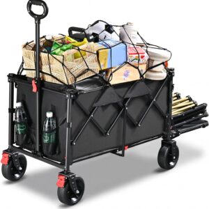 YEAUPE PRO Chariot Pliable 240L - 200KG, Tout-Terrain