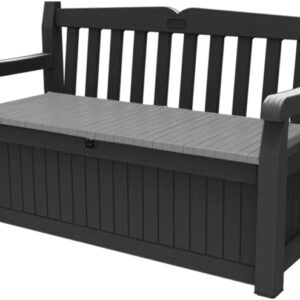 Banc-Coffre Keter Eden Garden Gris Anthracite 140x60x84 cm