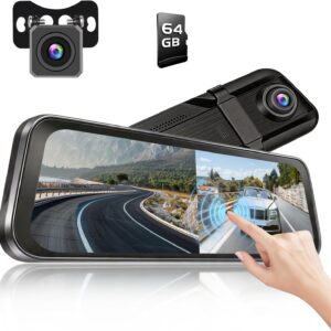 Dashcam rétroviseur 9,7" Full HD Realdio double caméra