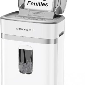 Bonsen S9201 Destructeur 100 Feuilles P-4 Micro-Coupe