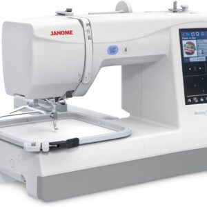 Janome Memory Craft 100E : Machine à broder 5,5" - 274 motifs