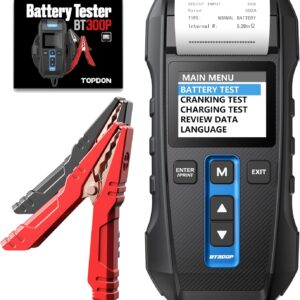TOPDON BT300P Testeur Batterie Auto 12V/24V Professionnel