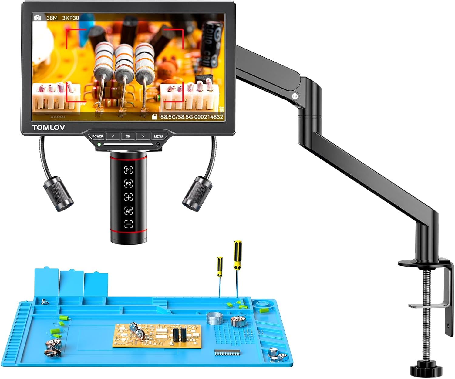 TOMLOV TM3K-AF Max Microscope Numérique 2000X