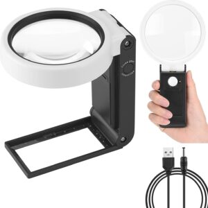 Loupe 10X/30X LED avec support – Xnourney