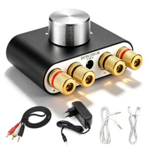 Amplificateur Bluetooth 100W HiFi stéréo noir