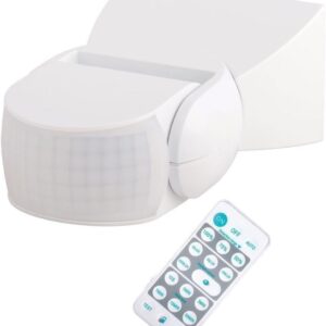 Détecteur Mouvement IP65 ARUM® Noir 12m - Extérieur