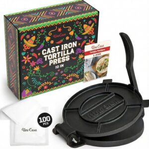 Uno Casa Presse à tortillas en fonte 25,4 cm