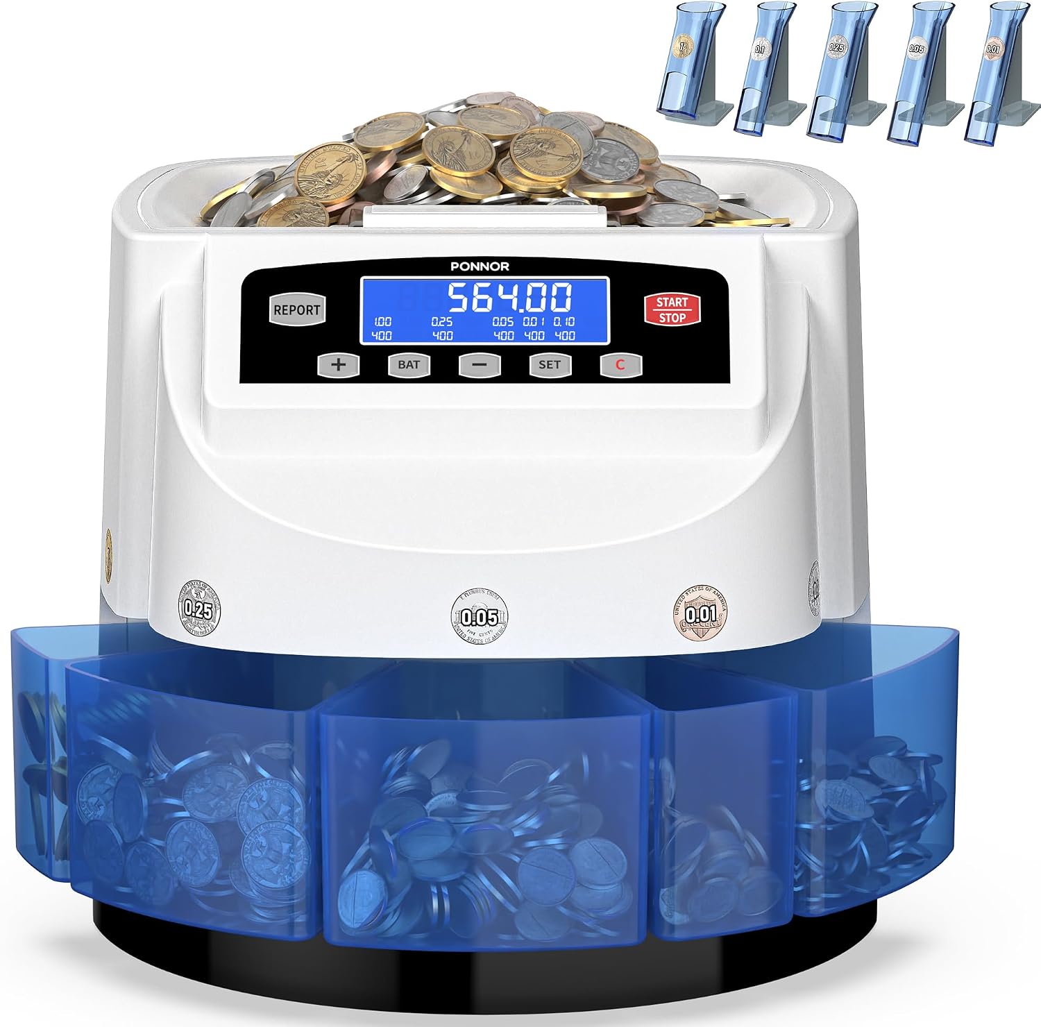 PONNOR Compteur de pièces automatique - Tri jusqu'à 300 pièces/min