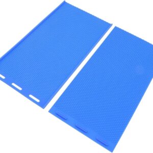 Lot de 2 moules à bougies en silicone TOPINCN