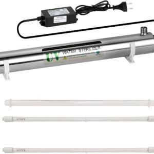 Stérilisateur UV eau 25W 6 GPM acier inox 304