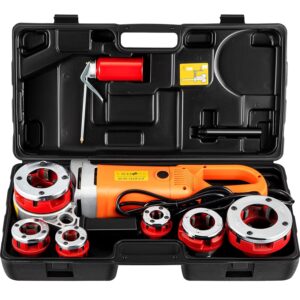 VEVOR Fileteuse Électrique 2300W avec 6 Matrices