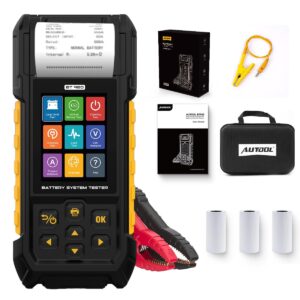AUTOOL BT960 Testeur Batterie Auto 12V/24V avec Imprimante