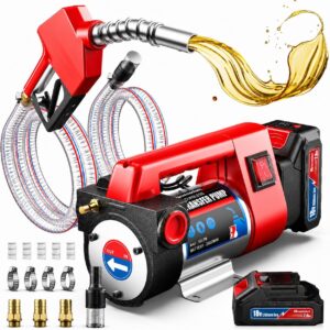 Pompe transfert carburant Mxmoonant 50L/min sans fil