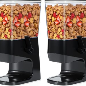 Distributeur Céréales Tokokimo 3,2 L – Noir (2 Pièces)