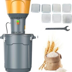 Moulin à céréales électrique 25L DETODDA – 7 tailles de tamis