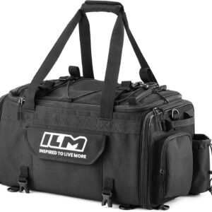 ILM Sac Moto 50-70L Voyage + Sac à Dos & Housse Incluse
