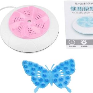 Machine à laver portable USB ultrasonique 1 kg PINK