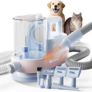 PETGUGU Aspirateur Poil Chien 7-en-1 Pro M1