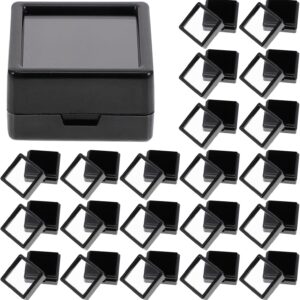 Coffret bijoux noir 24 pièces - Rangement sécurisé