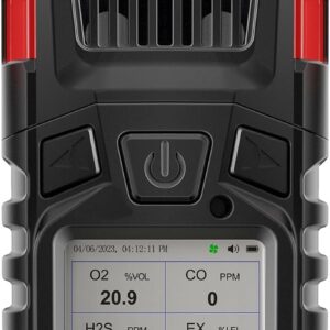 Détecteur multigaz 4 gaz rechargeable 3000mAh